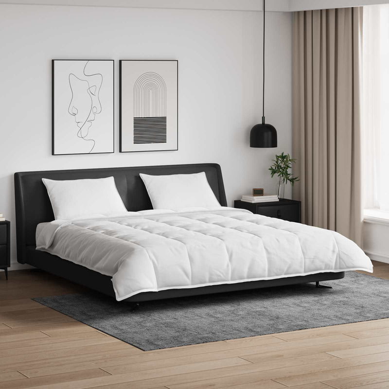 Load image into Gallery viewer, Vidaxl dekbed set met kussen 3 pcs wit donsveertjes