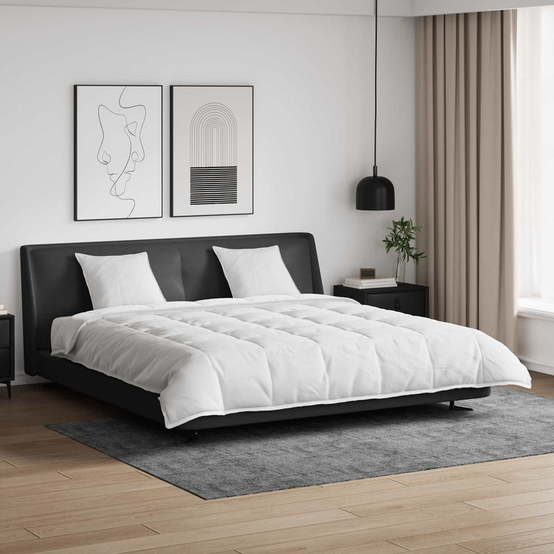 Load image into Gallery viewer, Vidaxl dekbed set met kussen 3 pcs wit donsveertjes