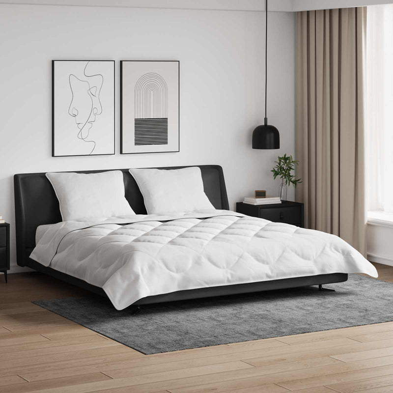 Load image into Gallery viewer, Vidaxl zomer dekbed met kussen 3 pcs wit microfibre