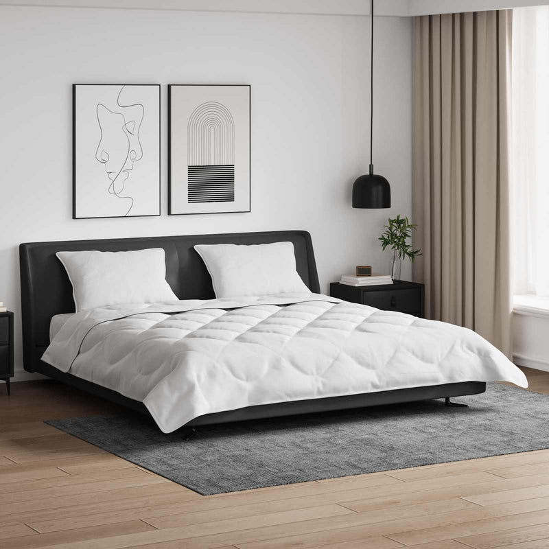 Load image into Gallery viewer, Vidaxl zomer dekbed met kussen 3 pcs wit microfibre