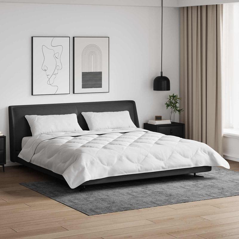 Load image into Gallery viewer, Vidaxl dekbed met kussen 3 pcs wit microfibre