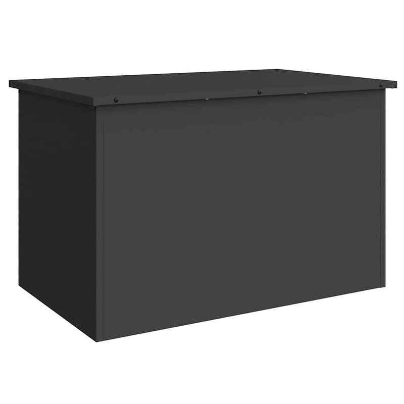 Load image into Gallery viewer, Vidaxl buitenopslagdoos zwart 80 x 50,5 x 50 cm staal