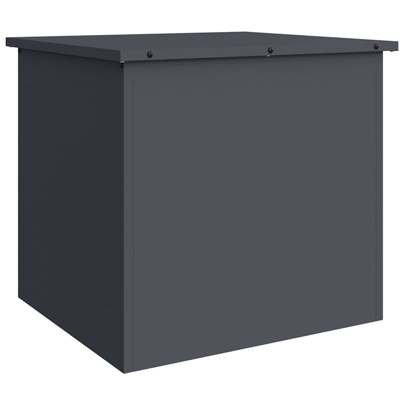 Load image into Gallery viewer, Vidaxl buitenopslagdoos antraciet 55 x 50,5 x 50 cm staal