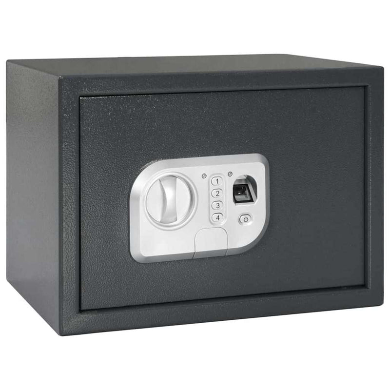 Load image into Gallery viewer, Vidaxl digitale kluis met slot donkergrijs 35 x 25 x 25 cm staal