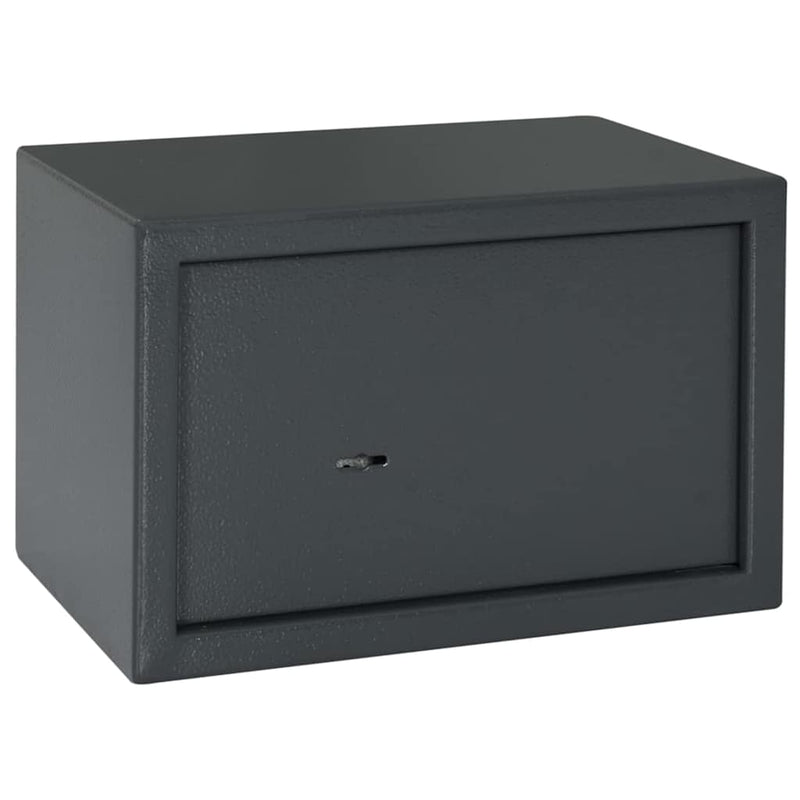 Load image into Gallery viewer, Vidaxl kluisdoos met slot donkergrijs 31 x 20 x 20 cm staal