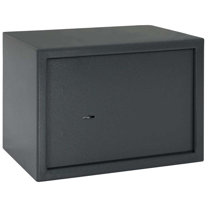 Load image into Gallery viewer, Vidaxl kluisdoos met slot donkergrijs 35 x 25 x 25 cm staal