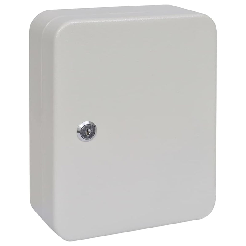 Load image into Gallery viewer, Vidaxl sleuteldoos met slot ivoor 20 x 7,5 x 25 cm staal