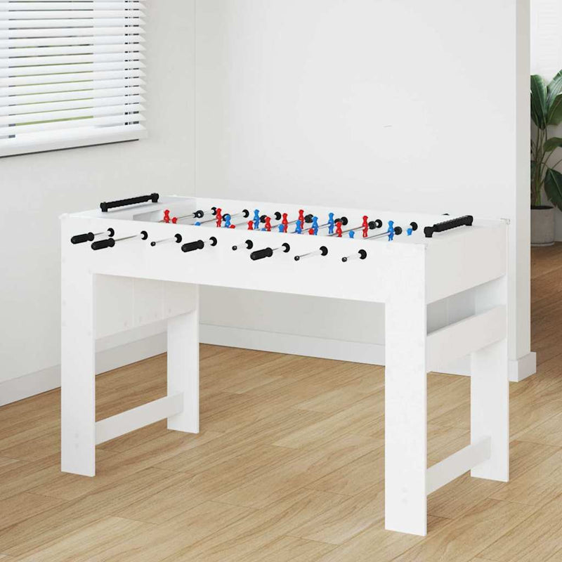 Load image into Gallery viewer, Vidaxl voetbaltafel wit 125 x 60,5 x 80 cm bewerkt hout