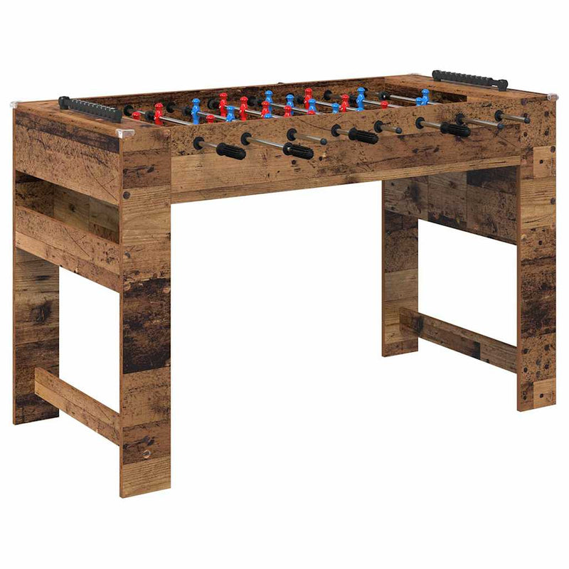 Load image into Gallery viewer, Vidaxl voetbaltafel oudhout 125 x 60,5 x 80 cm bewerkt hout