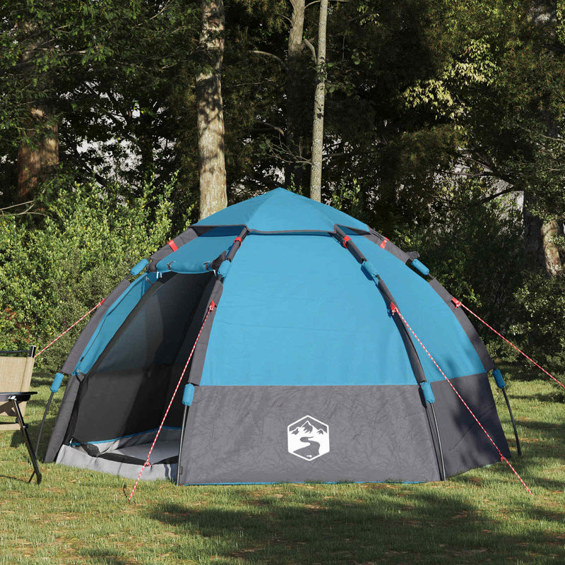 Load image into Gallery viewer, Vidaxl instant tent met regenhoes voor 4 personen met snelle release