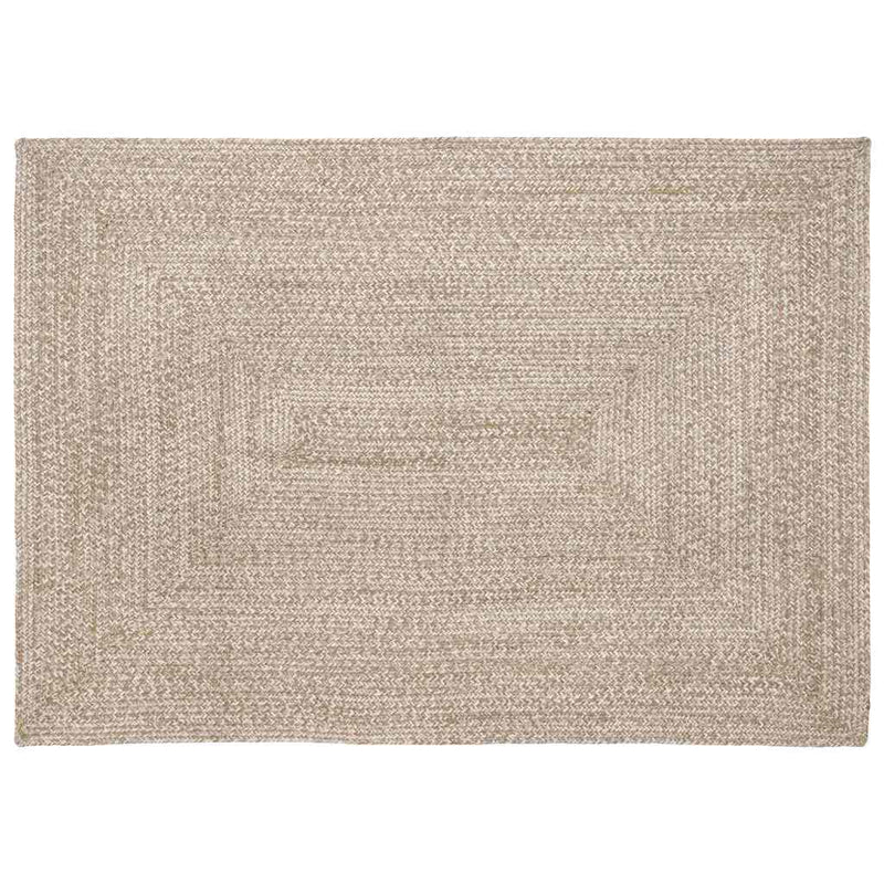 Load image into Gallery viewer, Vidaxl vloerkleden rechthoekig natuurlijk en wit 140 x 200 cm jute