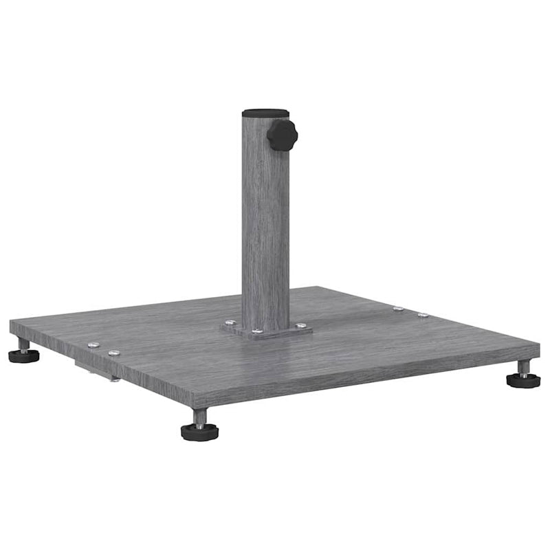 Load image into Gallery viewer, Vidaxl parasolvoet donkergrijze houtlook 45 x 45 x 31 cm