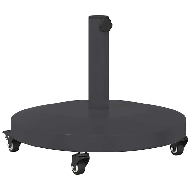 Load image into Gallery viewer, Vidaxl parasolvoet donkergrijs 48 x 48 x 32 cm