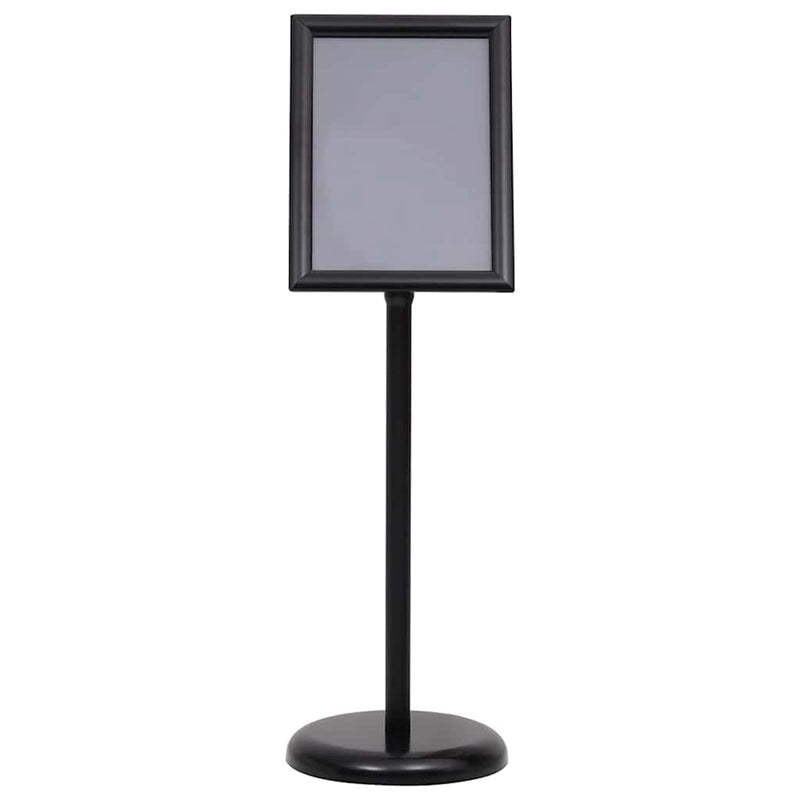 Load image into Gallery viewer, Vidaxl posterstandaards 2 pcs zwart 32.7 x 24 x 108 cm aluminium