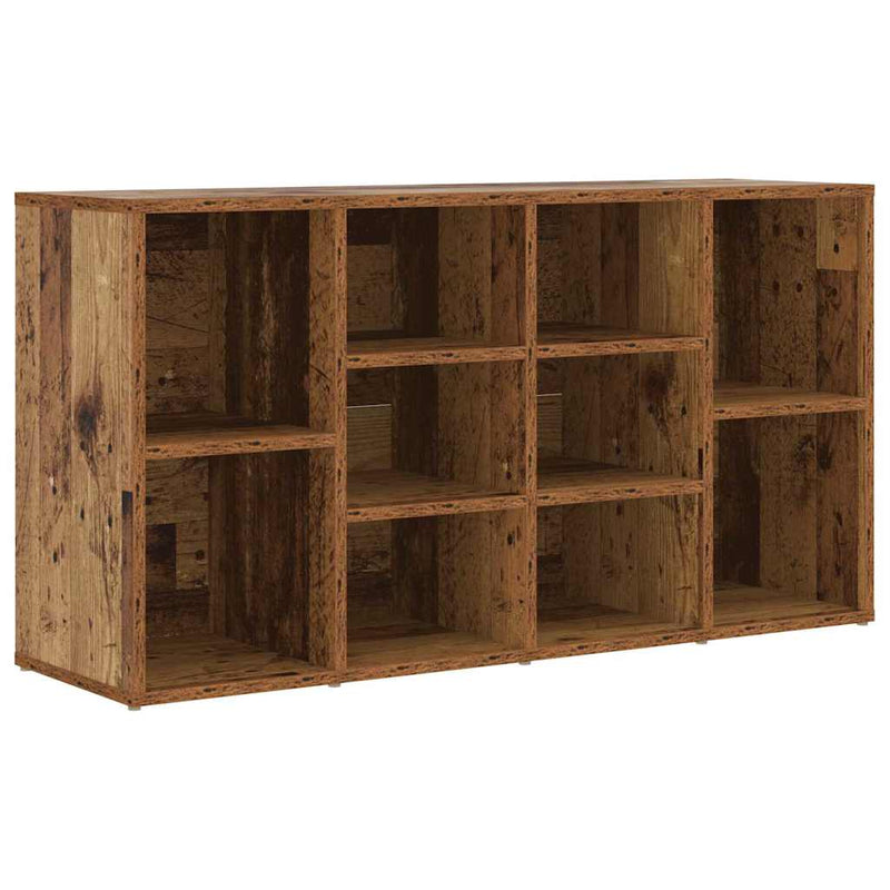 Load image into Gallery viewer, Vidaxl schoenenbank met plank oudhout 103 x 30 x 54,5 cm bewerkt hout