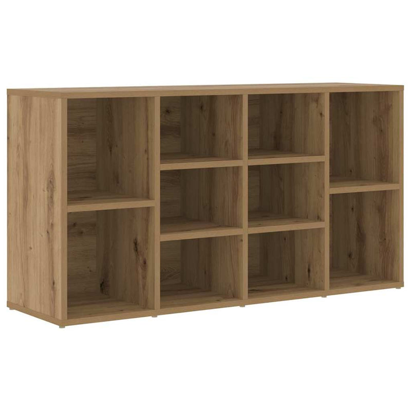 Load image into Gallery viewer, Vidaxl schoenenbank artisan eiken 103 x 30 x 54,5 cm bewerkt hout