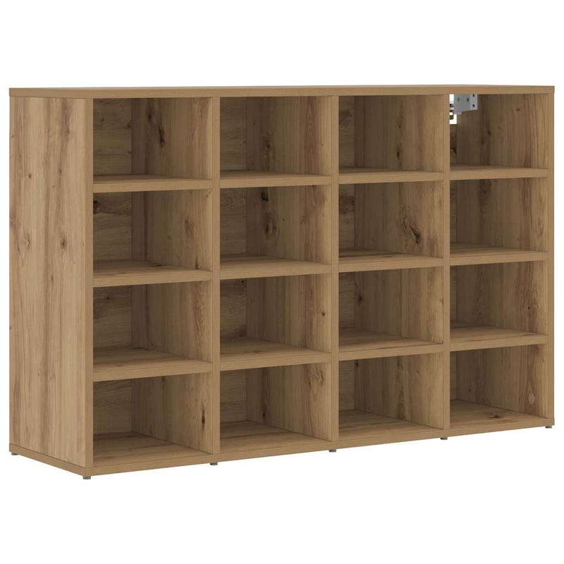 Load image into Gallery viewer, Vidaxl schoenenkast artisan eiken 103 x 30 x 67 cm bewerkt hout