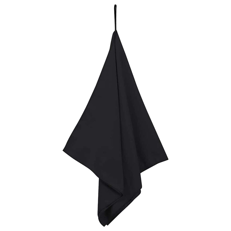 Load image into Gallery viewer, Vidaxl sporthanddoeken 2 pcs zwart 100 x 50 cm polyester en polyamide