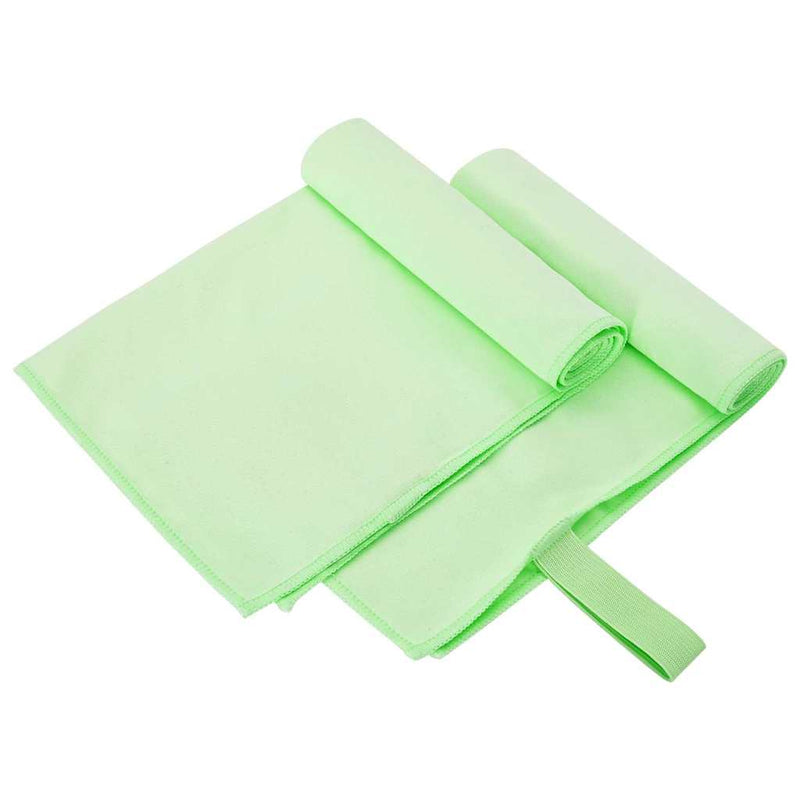 Load image into Gallery viewer, Vidaxl sporthanddoeken 2 pcs groen 50 x 30 cm polyester en polyamide