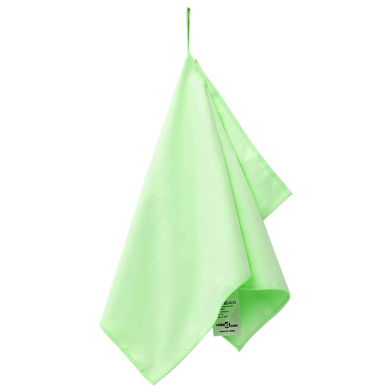Load image into Gallery viewer, Vidaxl sporthanddoeken 2 pcs groen 50 x 30 cm polyester en polyamide