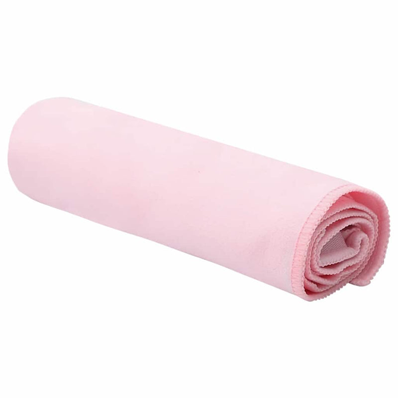 Load image into Gallery viewer, Vidaxl sporthanddoeken 2 pcs roze 50 x 30 cm polyester en polyamide