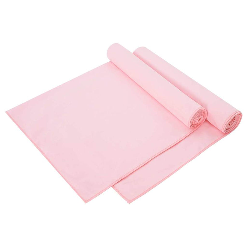 Load image into Gallery viewer, Vidaxl sporthanddoeken 2 pcs roze 140 x 70 cm polyester en polyamide