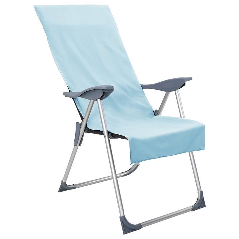 Load image into Gallery viewer, Vidaxl buiten stoel handdoeken 2 pcs blauw 130 x 60 cm