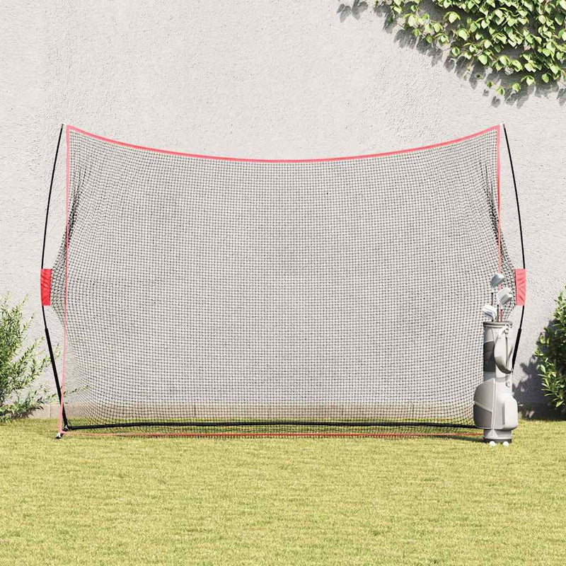 Load image into Gallery viewer, Vidaxl golf trainingshulpmiddel zwart 314 x 92 x 214 cm polyester