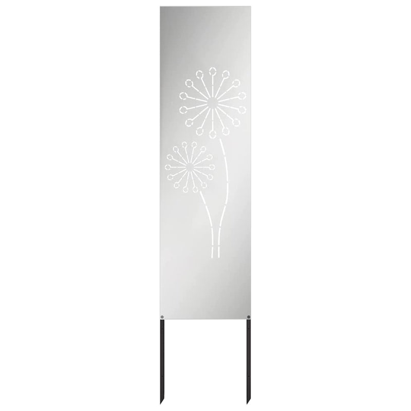 Load image into Gallery viewer, Vidaxl tuin privacy screen zilver 32 x 140 cm gegalvaniseerd staal