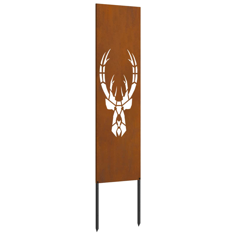 Load image into Gallery viewer, Vidaxl tuin privacy screen dierenprint roestig 32 x 140 cm cortenstaal