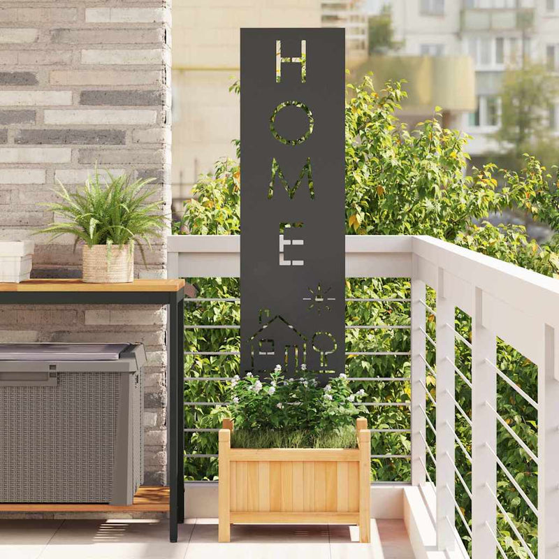 Load image into Gallery viewer, Vidaxl tuin privacy screen zwart 32 x 140 cm koudgewalst staal
