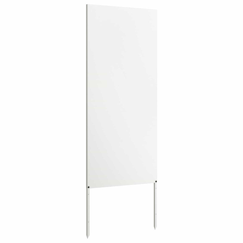 Load image into Gallery viewer, Vidaxl tuin privacy screen fretwerk wit 50 x 140 cm koudgewalst staal