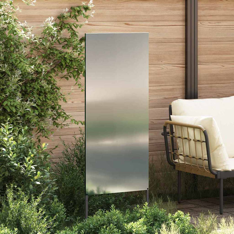 Load image into Gallery viewer, Vidaxl tuin privacy screen zilver 50 x 140 cm gegalvaniseerd staal