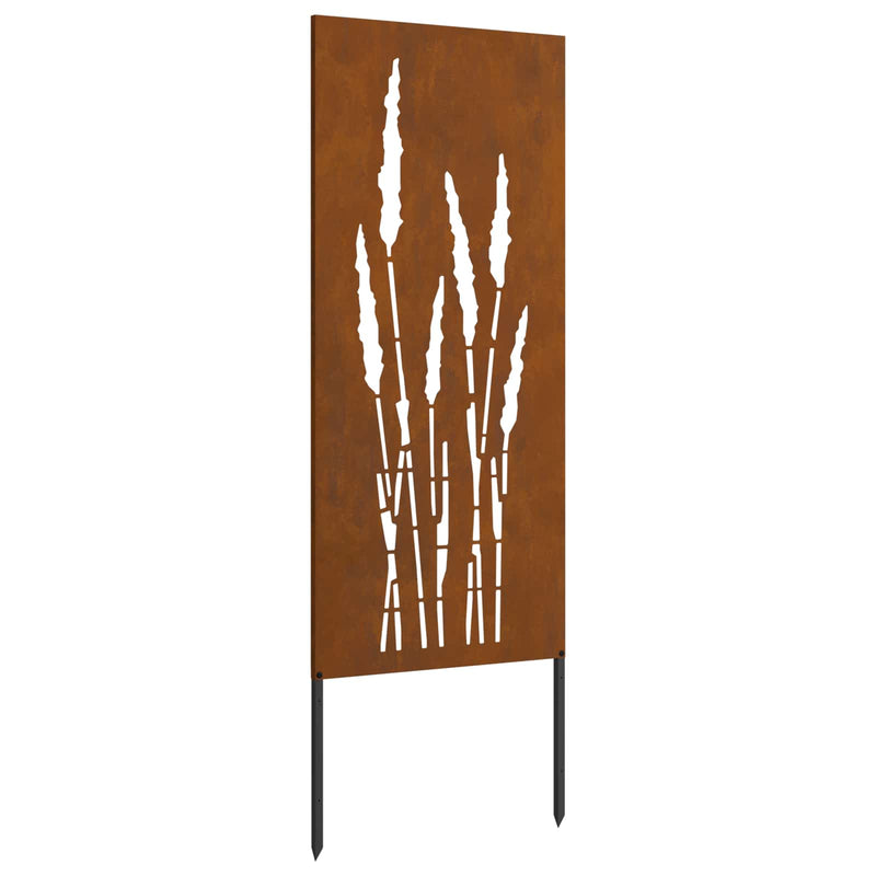 Load image into Gallery viewer, Vidaxl tuin privacy screen bloemen roestig 50 x 140 cm cortenstaal