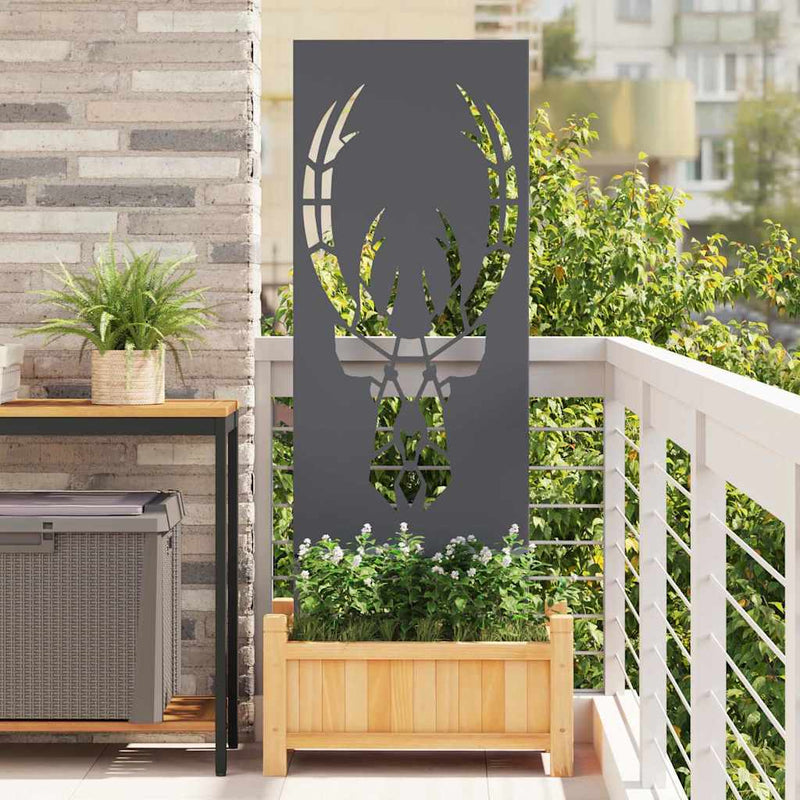 Load image into Gallery viewer, Vidaxl tuin privacy screen antraciet 50 x 140 cm koudgewalst staal