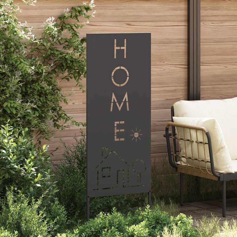 Load image into Gallery viewer, Vidaxl tuin privacy screen zwart 50 x 140 cm koudgewalst staal