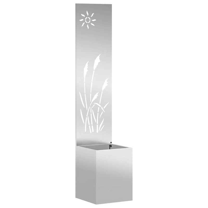 Load image into Gallery viewer, Vidaxl tuin privacy screen zilver 32 x 140 cm gegalvaniseerd staal