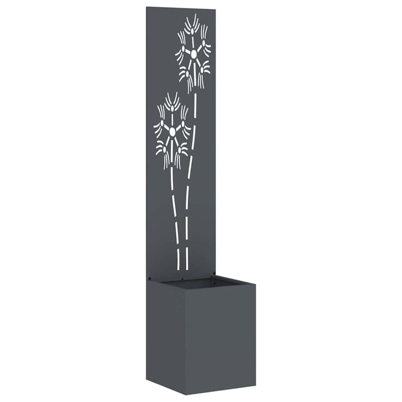 Load image into Gallery viewer, Vidaxl tuin privacy screen antraciet 32 x 140 cm koudgewalst staal