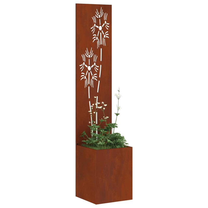 Load image into Gallery viewer, Vidaxl tuin privacy screen roestig 32 x 32 x 150 cm cortenstaal