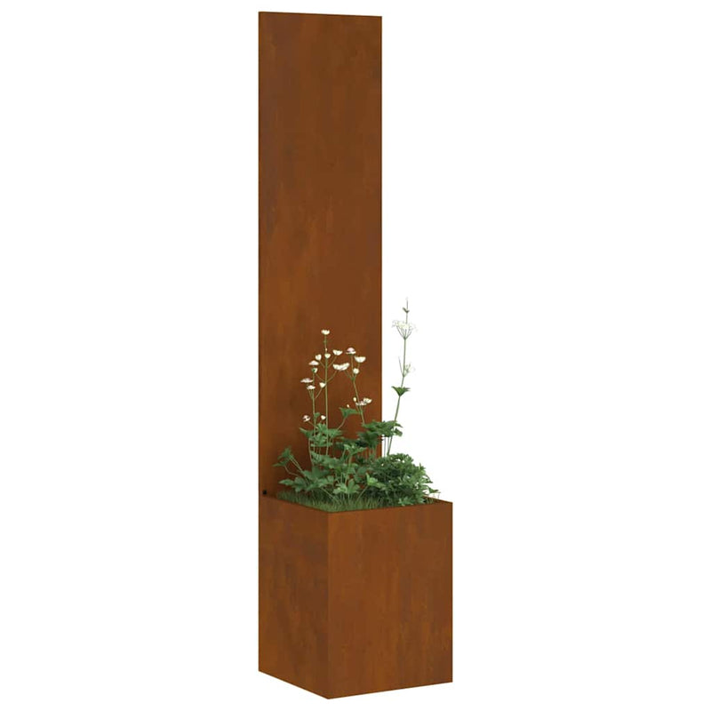 Load image into Gallery viewer, Vidaxl tuin privacy screen roestig 50 x 32 x 150 cm cortenstaal