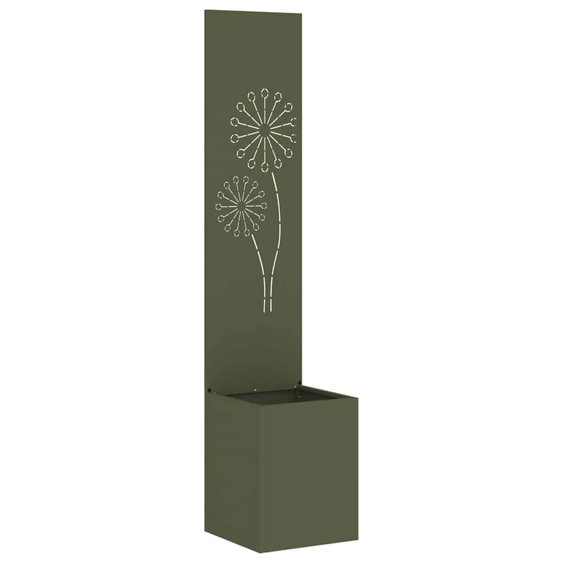 Load image into Gallery viewer, Vidaxl tuin privacy screen olijfgroen 32 x 140 cm koudgewalst staal