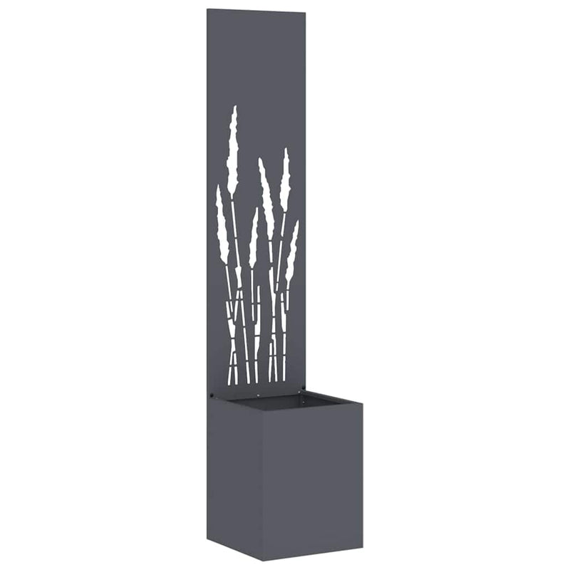 Load image into Gallery viewer, Vidaxl tuin privacy screen antraciet 32 x 140 cm koudgewalst staal