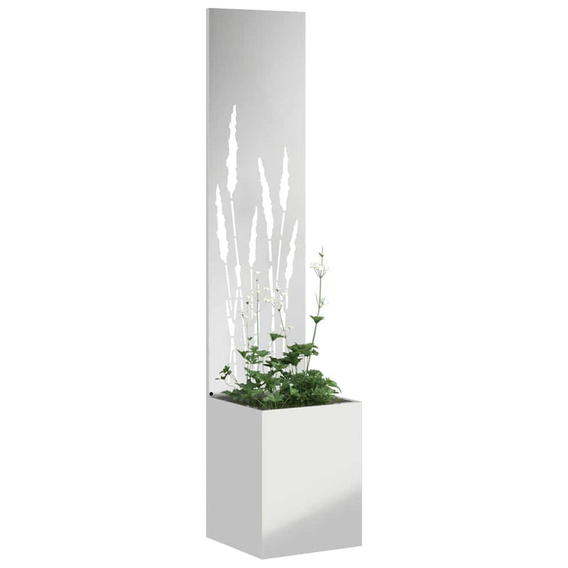 Load image into Gallery viewer, Vidaxl tuin privacy screen zilver 32 x 140 cm gegalvaniseerd staal