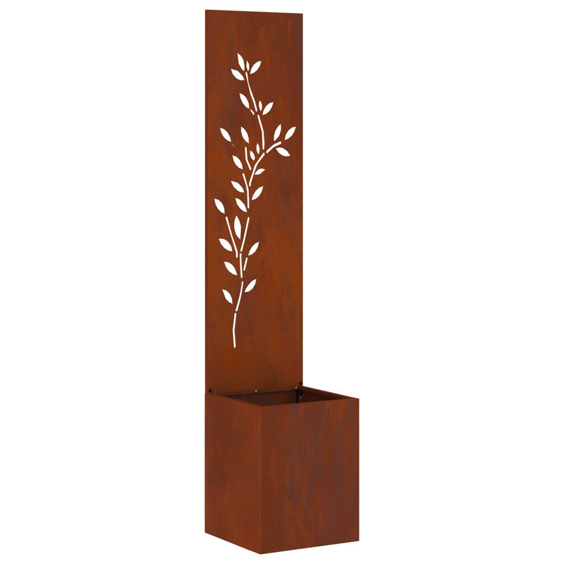 Load image into Gallery viewer, Vidaxl tuin privacy screen roestig 32 x 32 x 150 cm cortenstaal