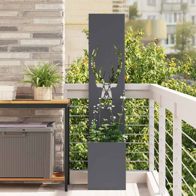Load image into Gallery viewer, Vidaxl tuin privacy screen dierenprint antraciet 32 x 32 x 150 cm