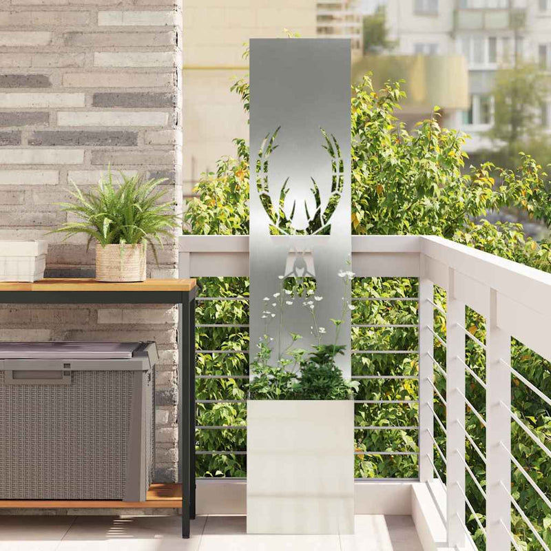 Load image into Gallery viewer, Vidaxl tuin privacy screen dierenprint zilver 32 x 32 x 150 cm