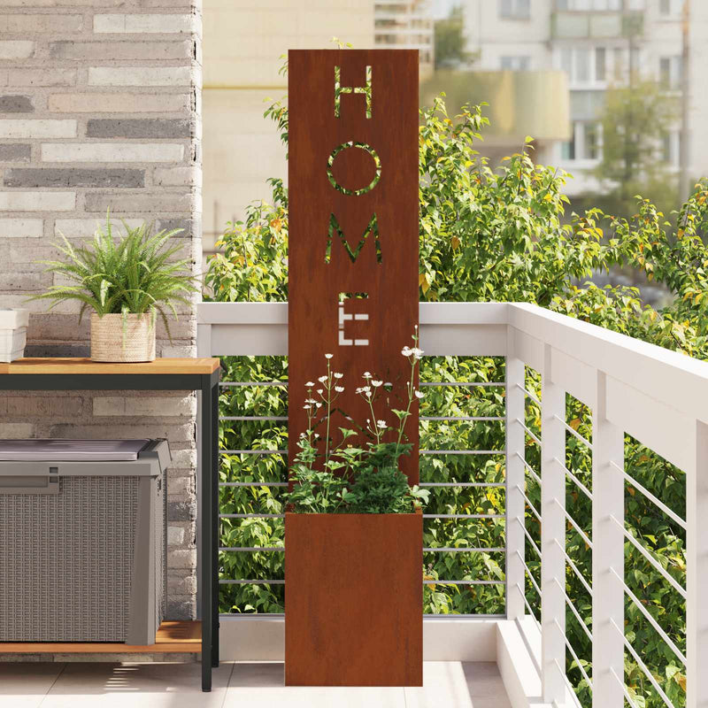 Load image into Gallery viewer, Vidaxl tuin privacy screen roestig 32 x 32 x 150 cm cortenstaal