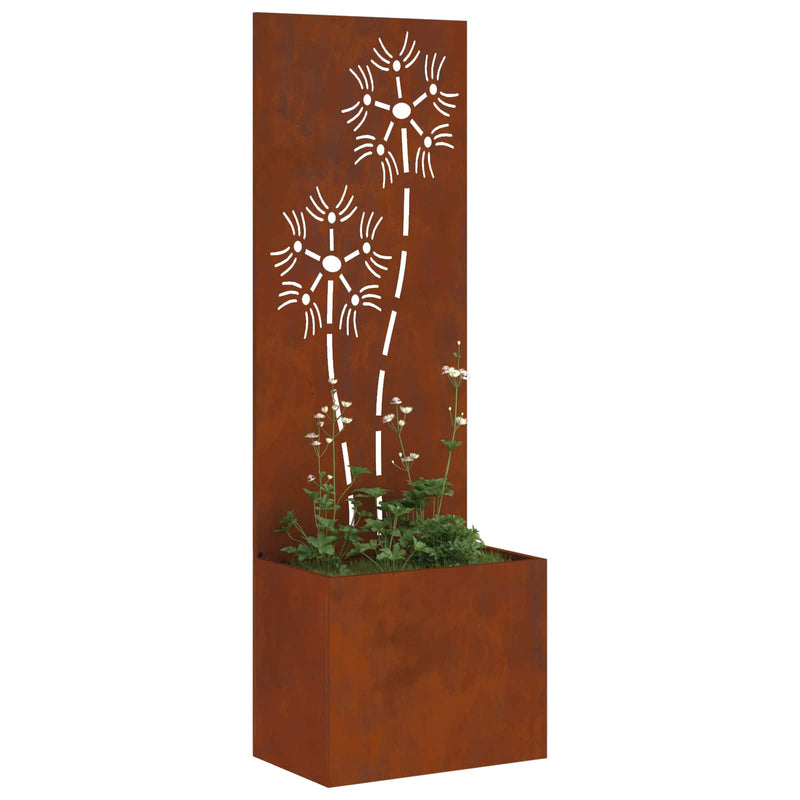 Load image into Gallery viewer, Vidaxl tuin privacy screen roestig 50 x 32 x 150 cm cortenstaal