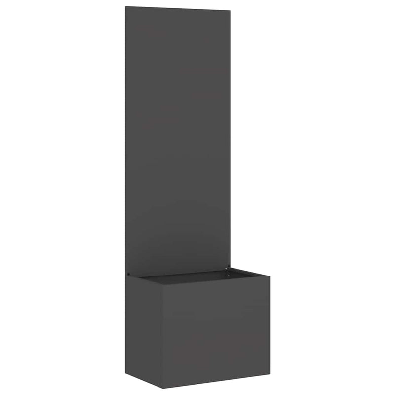 Load image into Gallery viewer, Vidaxl tuin privacy screen zwart 50 x 140 cm koudgewalst staal