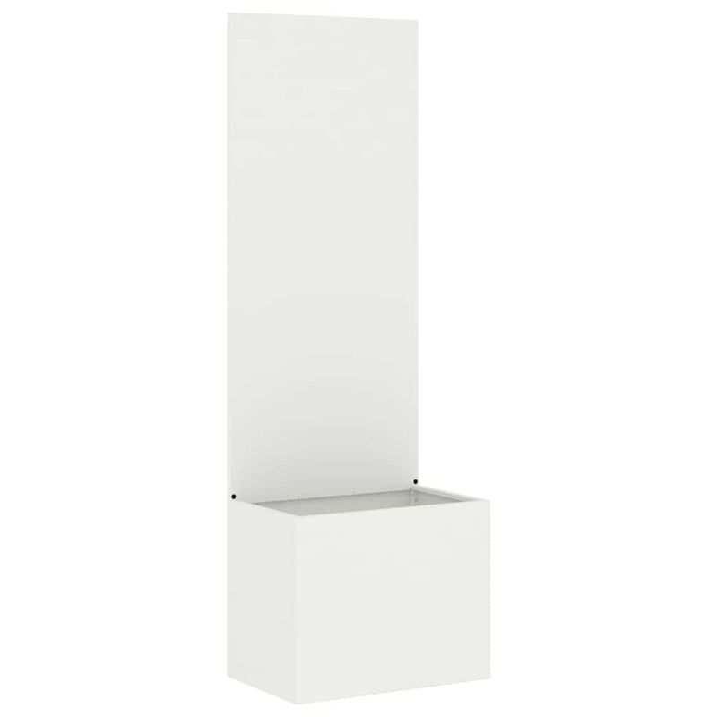 Load image into Gallery viewer, Vidaxl tuin privacy screen wit 50 x 32 x 150 cm koudgewalst staal